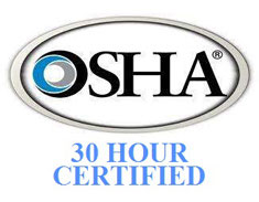 OSHA 30-Hour Certified logo